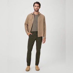PAIGE DANFORD CHINO - DARK MILITARY GREEN